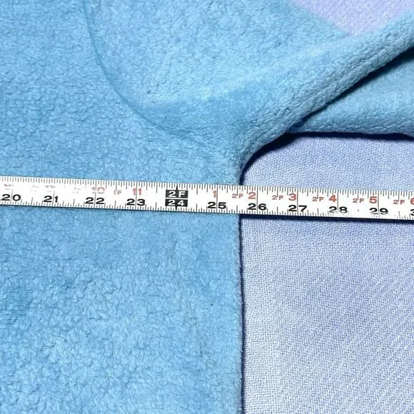 Disney 100th Anniversary Stitch Face Baby Blue Fleece Pajama Sweater‎ Women's 2X - Picture 8 of 10
